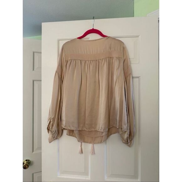 Flannel Australia Pink/Peach Silk Blouse - Picture 9 of 9